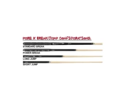 Pure X HXTP02 Break Jump Cue -Elite Cue Shop 3 piece player 1