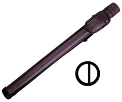 Action 1 Butt 2 Shaft Hard Case -Elite Cue Shop acrnd burgundy
