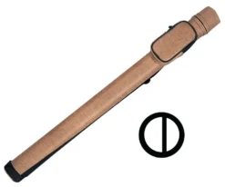 Action 1 Butt 2 Shaft Hard Case -Elite Cue Shop acrnd tan