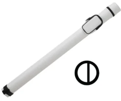 Action 1 Butt 2 Shaft Hard Case -Elite Cue Shop acrnd white