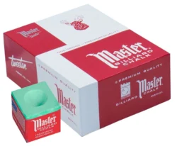 Master Chalk (Box Of 144 Cubes) 13 Master Chalk (Box Of 144 Cubes) -Elite Cue Shop chm144 green 01