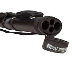 Eight Ball Mafia Skulls And Stars 2 Butt 2 Shaft Hard Case -Elite Cue Shop ebmc22b open