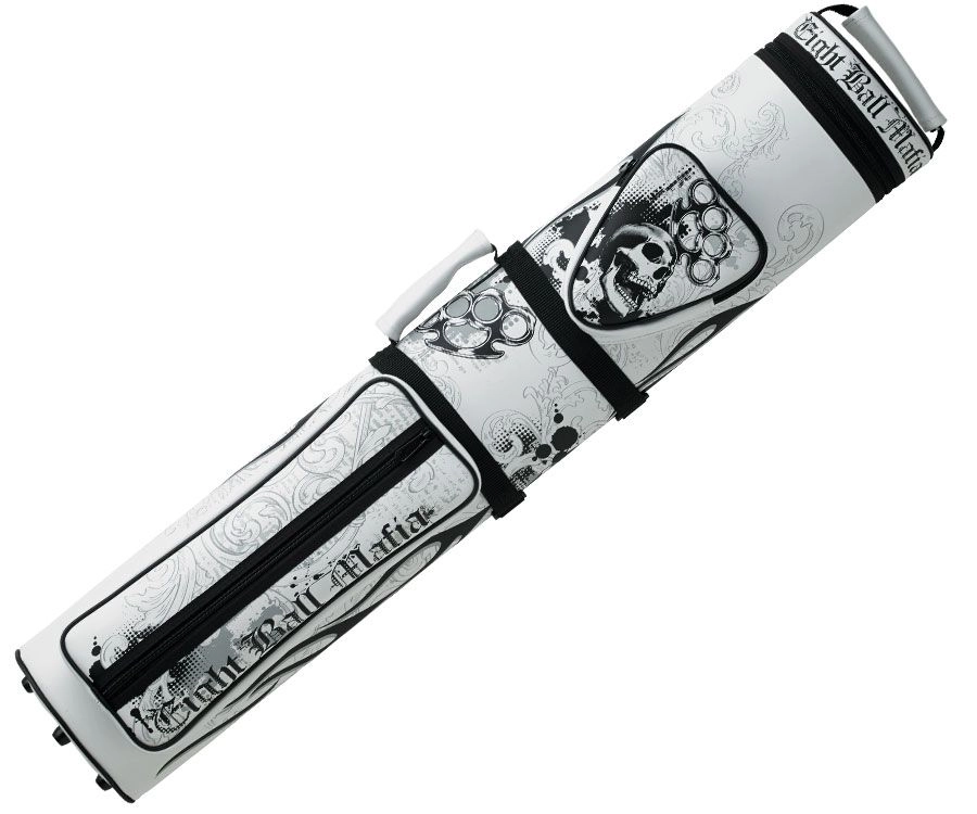 Eight Ball Mafia White Knuckles 3 Butt 5 Shaft Hard Case 3 Eight Ball Mafia White Knuckles 3 Butt 5 Shaft Hard Case