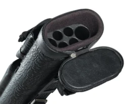 Elite Leatherette 2 Butt 4 Shaft Hard Case 15 Elite Leatherette 2 Butt 4 Shaft Hard Case -Elite Cue Shop eccp24 open 1