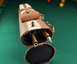 Elite 2x4 Grey Vintage Case -Elite Cue Shop ecv24 chestnut 02 2