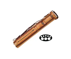 Instroke Tooled 3 Butt 5 Shaft Leather Case -Elite Cue Shop ist35 rust 01