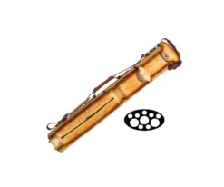 Instroke Tooled 3 Butt 7 Shaft Leather Case -Elite Cue Shop ist37 rust 01 1