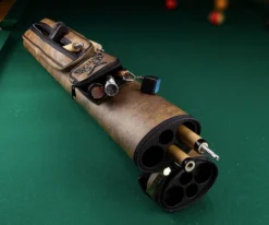 Outlaw 2 Butt 2 Shaft Horseshoe Hard Case -Elite Cue Shop olh22 guns 01 3