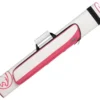 Predator Roadline 2x4 Pink And White Cue Case -Elite Cue Shop predr24 pnk wht 01