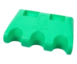 Q Claw 3-Cue Holder -Elite Cue Shop qhqc3 green 01