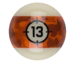 Aramith Camo Single Replacement Balls -Elite Cue Shop rbcam 13ball 01