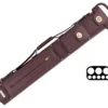 Tango Angus Burgundy 3 Butt 5 Shaft Hard Case -Elite Cue Shop taam35 burgundy 01
