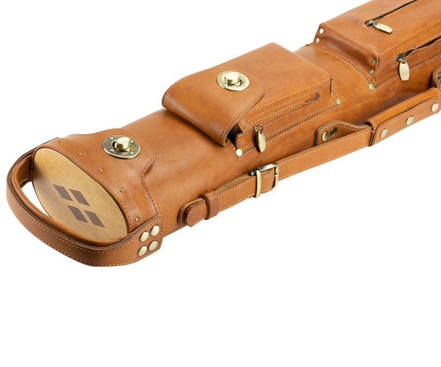 Tango Pampa Tan 3 Butt 5 Shaft Leather Cue Case 5 Tango Pampa Tan 3 Butt 5 Shaft Leather Cue Case - Image 3
