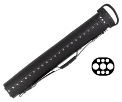 Tango Zorzal Black 3 Butt 6 Shaft Hard Case -Elite Cue Shop tazm36 black 02