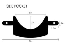 Burgundy Fringe Leather Pocket Set (Set Of 6) 10 Burgundy Fringe Leather Pocket Set (Set Of 6) -Elite Cue Shop tppk side dm 01 6