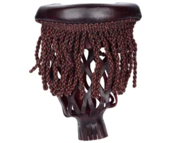 Burgundy Fringe Leather Pocket Set (Set Of 6) 9 Burgundy Fringe Leather Pocket Set (Set Of 6) -Elite Cue Shop tppk10 01 3